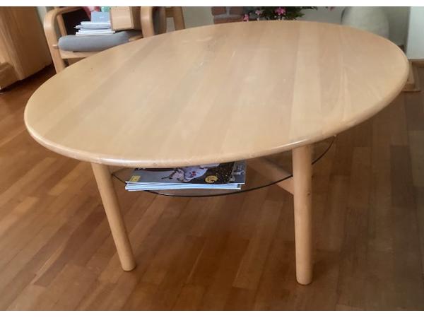 licht eiken salontafel