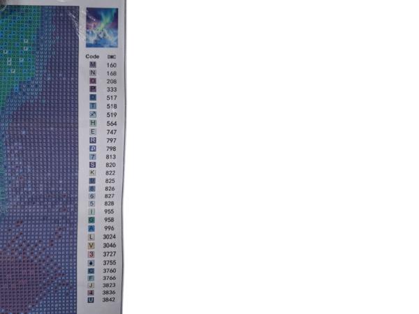 nr 18 Diamond Painting ijsberen 50x40cm (vierkant)