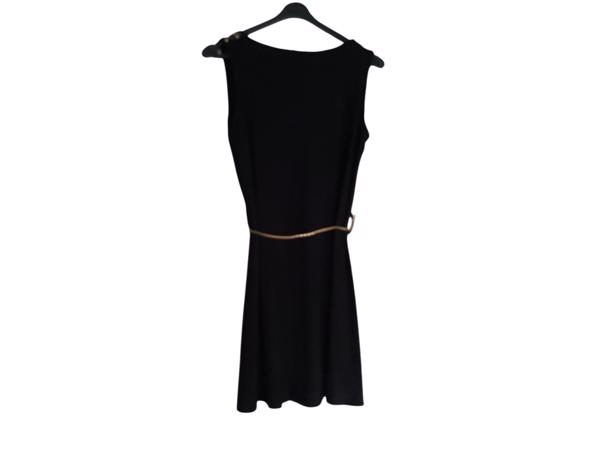 Glitter jurk rood zwart met parels L/XL