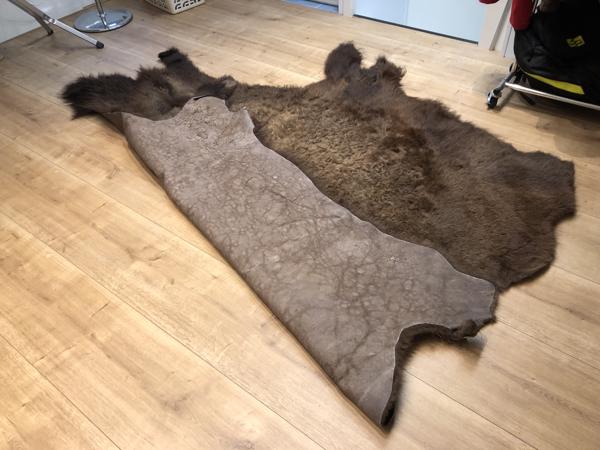 Bizonhuid (origineel uit America van de Indianen)