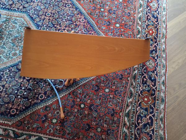 Kersenhouten KAPSTOK met aluminium