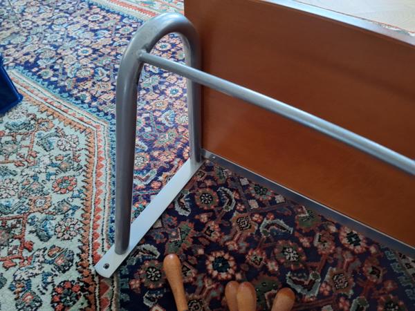 Kersenhouten KAPSTOK met aluminium