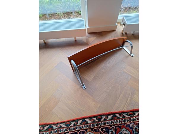 Kersenhouten KAPSTOK met aluminium