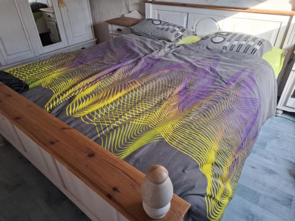 Grenen whitewash slaapkamer