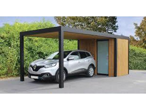 Strak tuinhuis MALUWI -Aluminium in diverse standaard maten