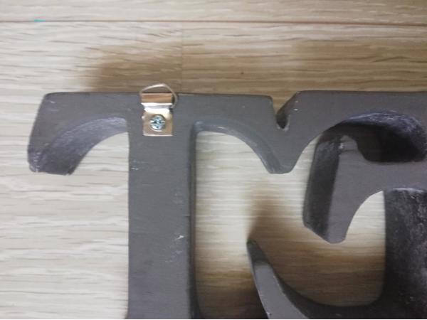 wandbord tekst sweet grijs