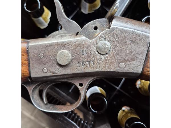 Geweer Rolling Block kaliber 20