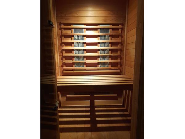 Goed werkende infraroodsauna (tweepersoons)