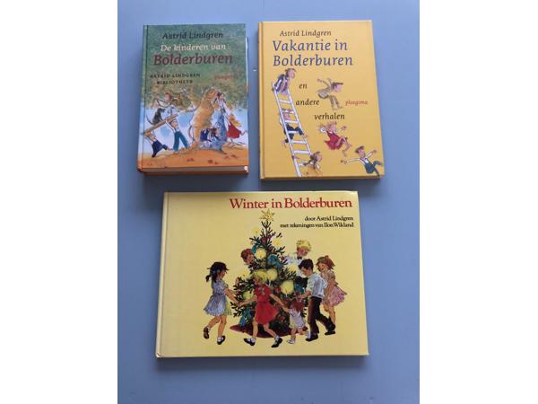 Astrid Lindgren : Bolderburen boeken 3 stuks.