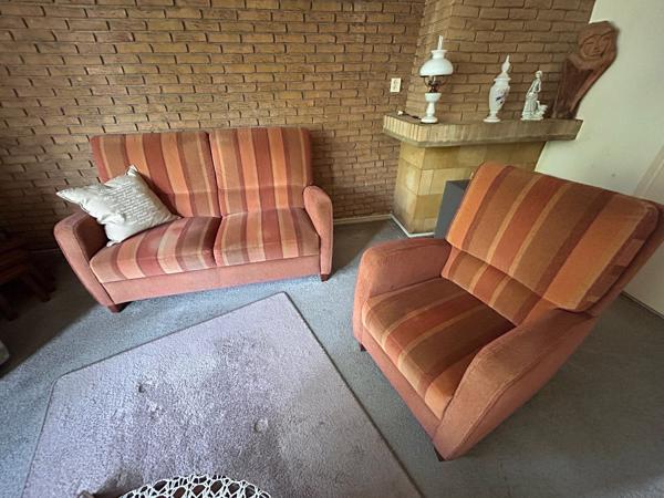 Retro Bankstel en fauteuil uit de Jaren '70