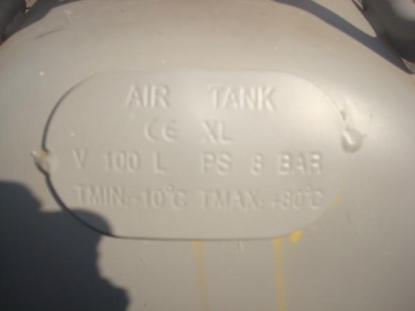 Compressor 2,2kW 230V 10 bar 100L tank