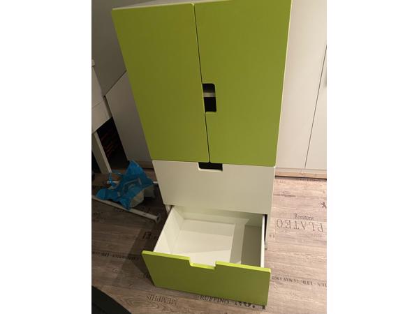 Ikea kast licht groen/wit