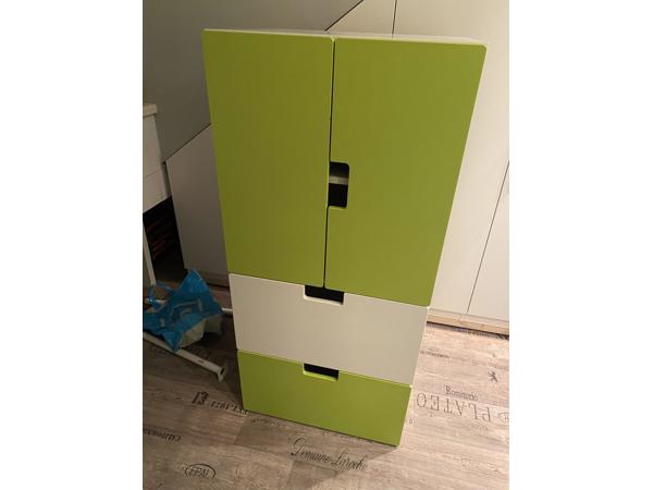 Ikea kast licht groen/wit