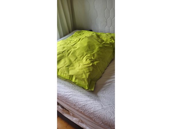 Rood en/of groen zitkussen