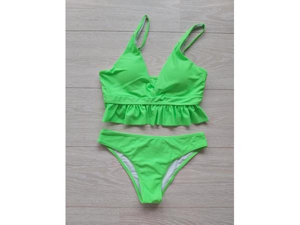 bikini 2 delig neon groen M