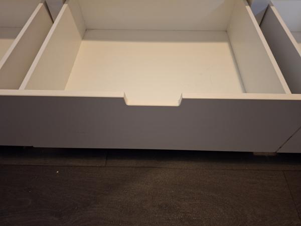 Tweepersoonsbed 1.40 x 2.00, wit