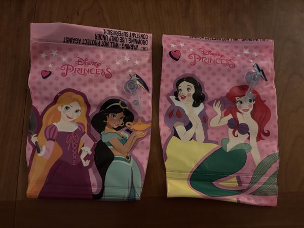 Set van 2 roze Disney Princess Prinses zwembandjes