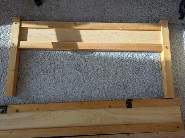 Lundia 1 persoons houten bed