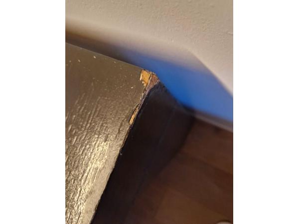 Zwarte eettafel 220 x 110