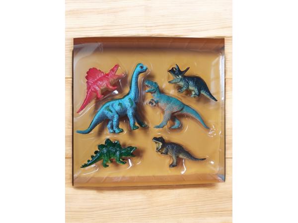 6 delig Animal World Dinosaurus speel set