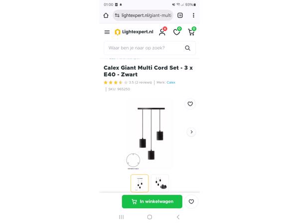 Calex Hanglamp Nieuw!