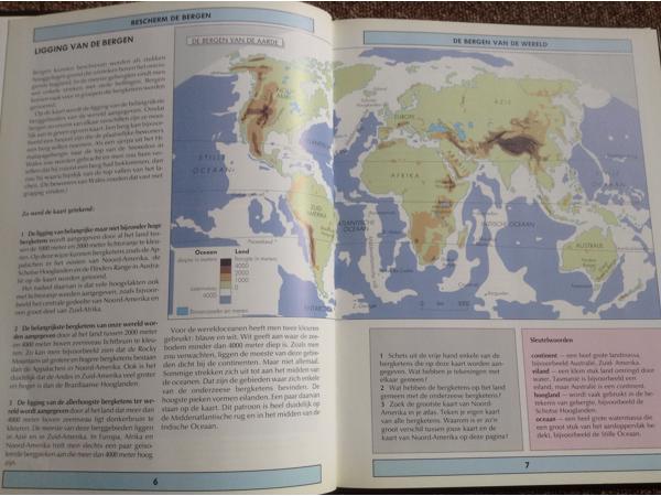 6 prachtige boeken;bedreigde wereld ; leerrijk om kennis