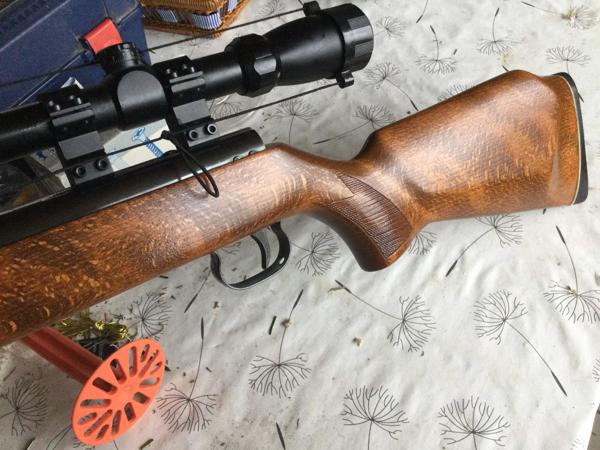 anschutz 335 4.5 mm met nieuwe richtkijker