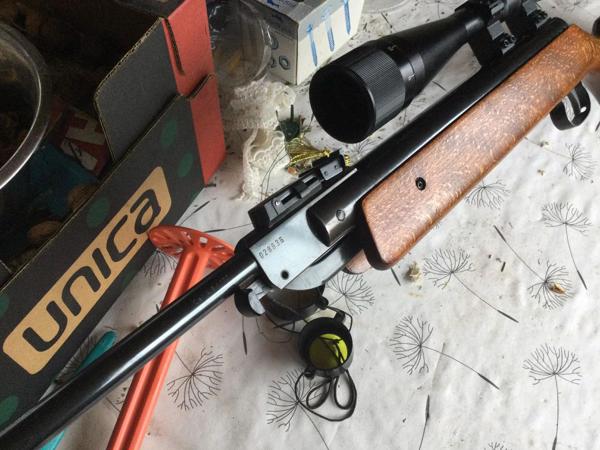 anschutz 335 4.5 mm met nieuwe richtkijker