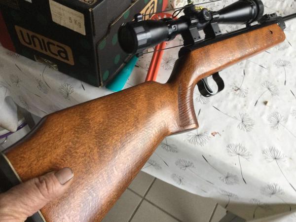 anschutz 335 4.5 mm met nieuwe richtkijker