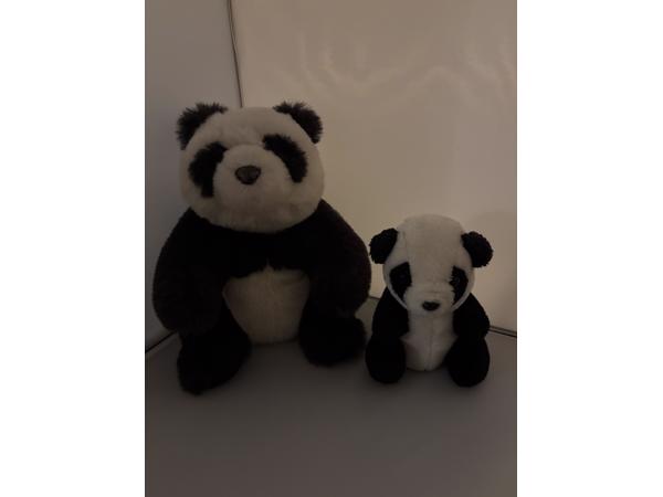Pandabeer set van 2 panda beren Gund knuffel