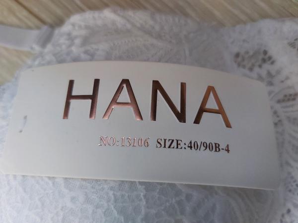 Hana - 13106 - Push up - Beugel - BH wit kant 90B