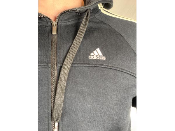 Adidas heren vest zwart met rits
