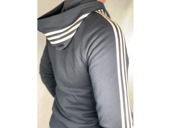 Adidas heren vest zwart met rits