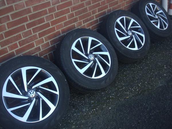 17 Inch Originele VW Woodstock Velgen en Banden 5x112