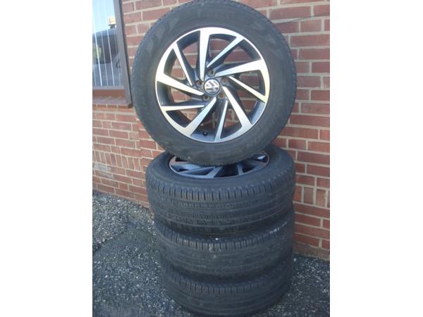17 Inch Originele VW Woodstock Velgen en Banden 5x112