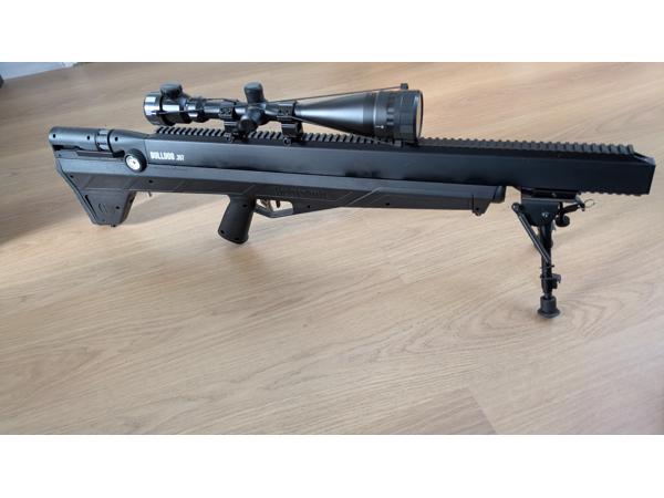 Benjamin Bulldog 9 mm pcp lekvrij en amper gebruikt ..