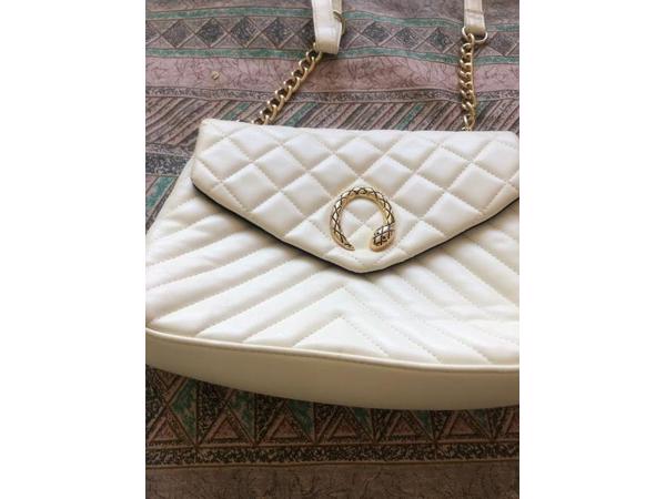 leuk mooi wit tasje  met drukker