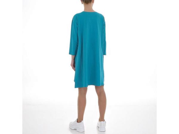 Sweat jurk motorcycle turquoise XL/XXL