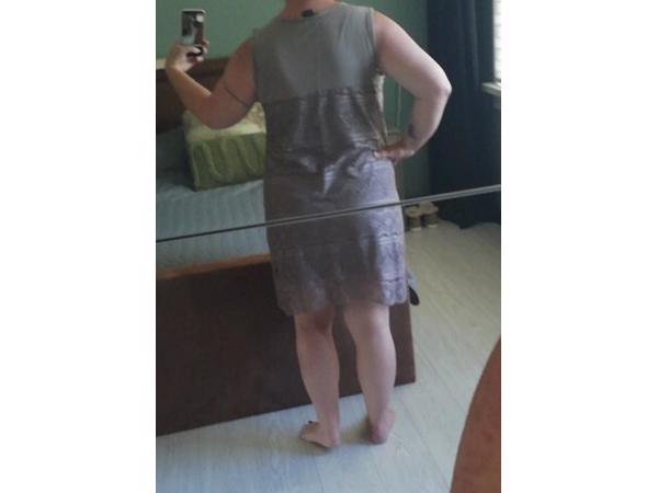 Stretchy jurk met kant 44/46 XXL/XXXL