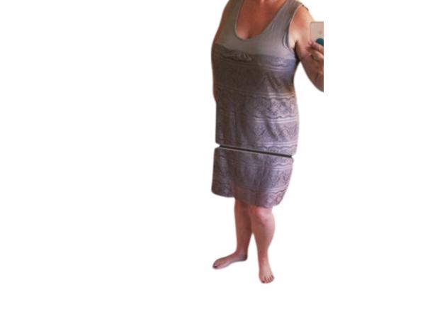 Stretchy jurk met kant 44/46 XXL/XXXL