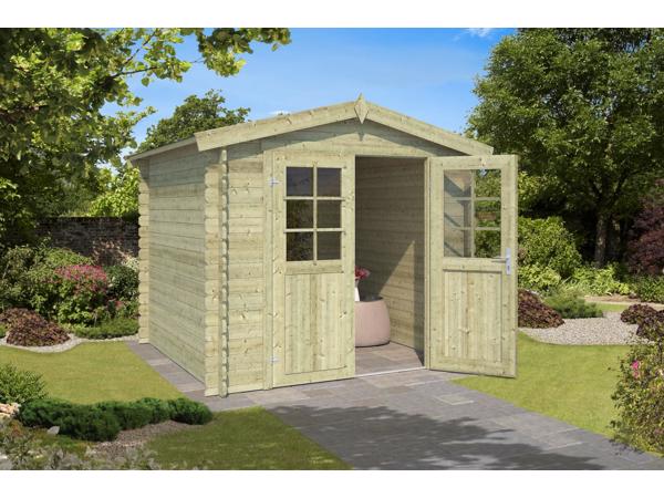 Blokhut Ingo 230x230 Onbehandeld vuren