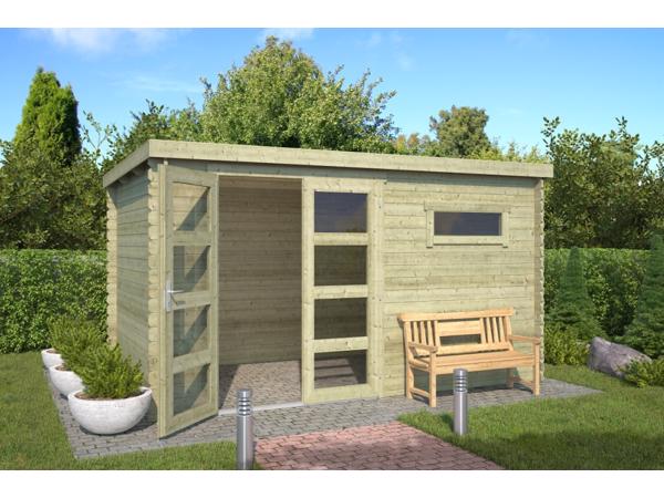 Blokhut Timian 380x230 Onbehandeld vuren