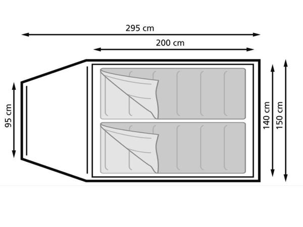 tent m2 pers technisch katoen