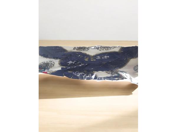 Sjaal Plissé Eileen – Navy 65x65cm