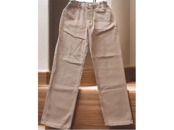 Jeans beige perzik kleur recht model L