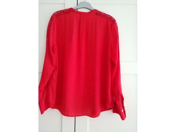 Rode blouse van H&M -- maat 40