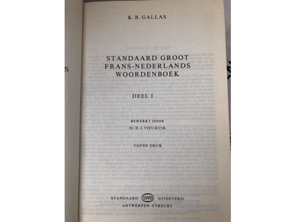 Frans-Nederlands / Nederlands-Frans Woordenboek
