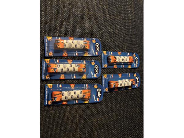 Croky oranje sportveters 120cm nieuw veters