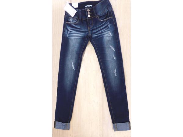 Slim fit jeans used look, maat XS/34, S/36 of L/40  nieuw