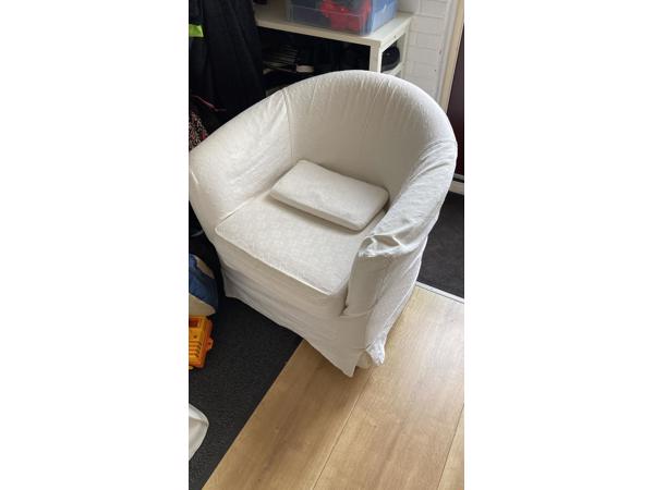 Fauteuil - gebroken wit